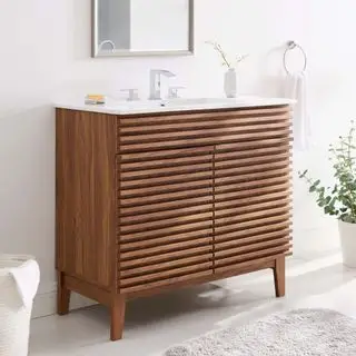 Modway Render badeservant mot en vegg.