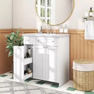 ModernLuxe baderomsservant med undermontert vask
