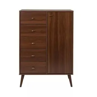 Ciblez le coffre Milo Mid-Century sur un fond blanc.