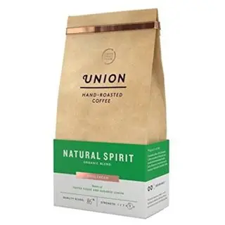 Chicchi di caffè biologico dell'Unione