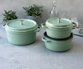 Imagen de la cocotte de hierro fundido Staub