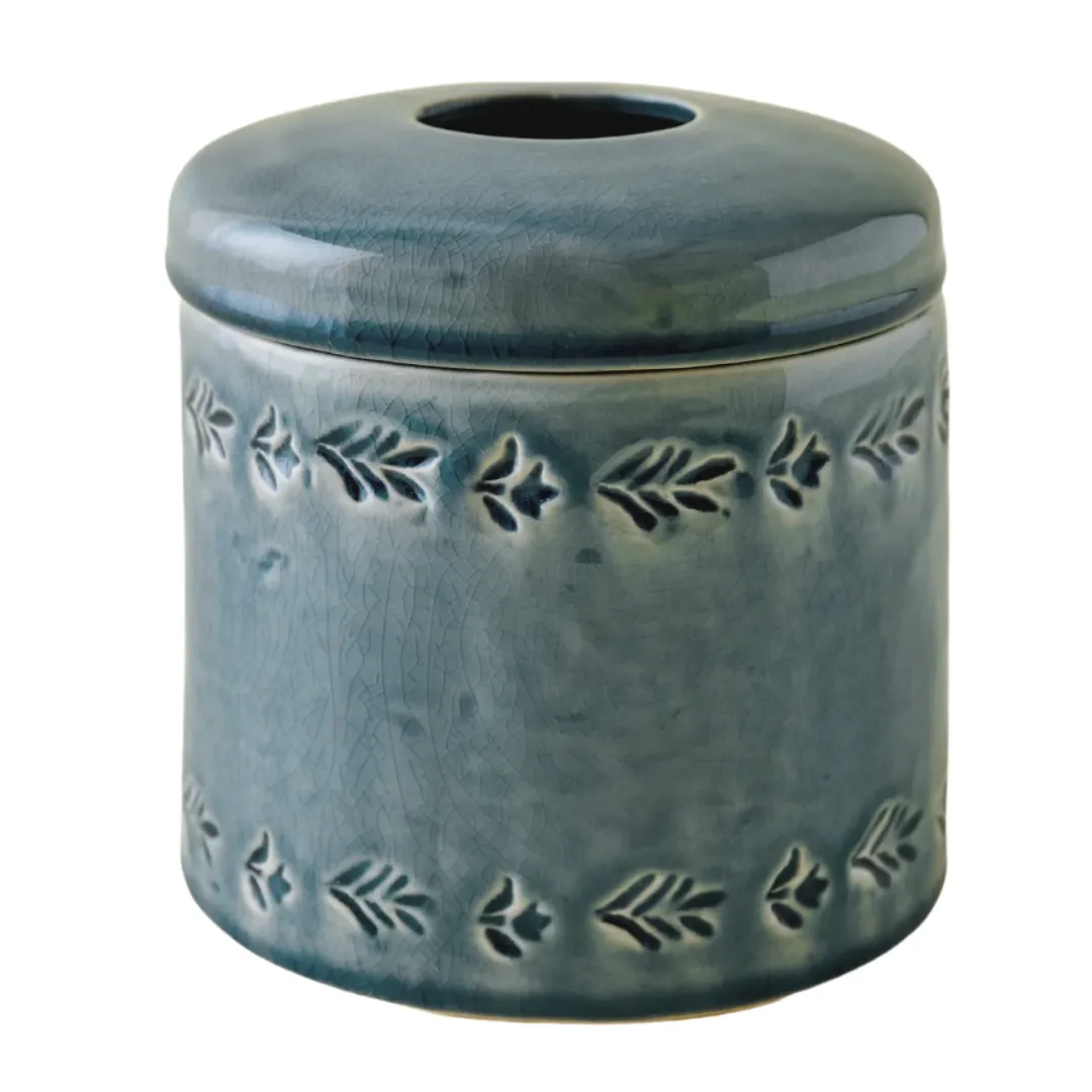 קופסת רקמות קרמית של הארפר' loading='lazy' title=