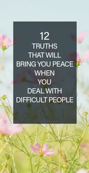 Dealing with difficult people
