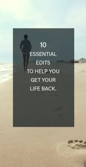 삶을 되찾는 데 도움이 되는 10가지 필수 편집