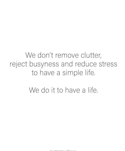 Simplify Everything for Less Chaos