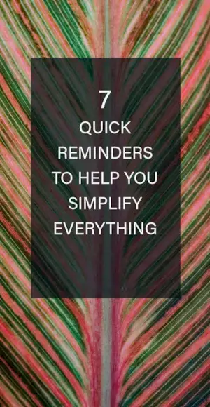 HOW TO SIMPLIFY EVERYTHING
