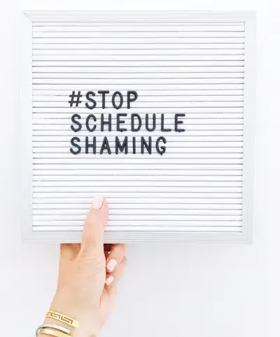 Przestań zawstydzać harmonogram i odzyskaj swoje życie