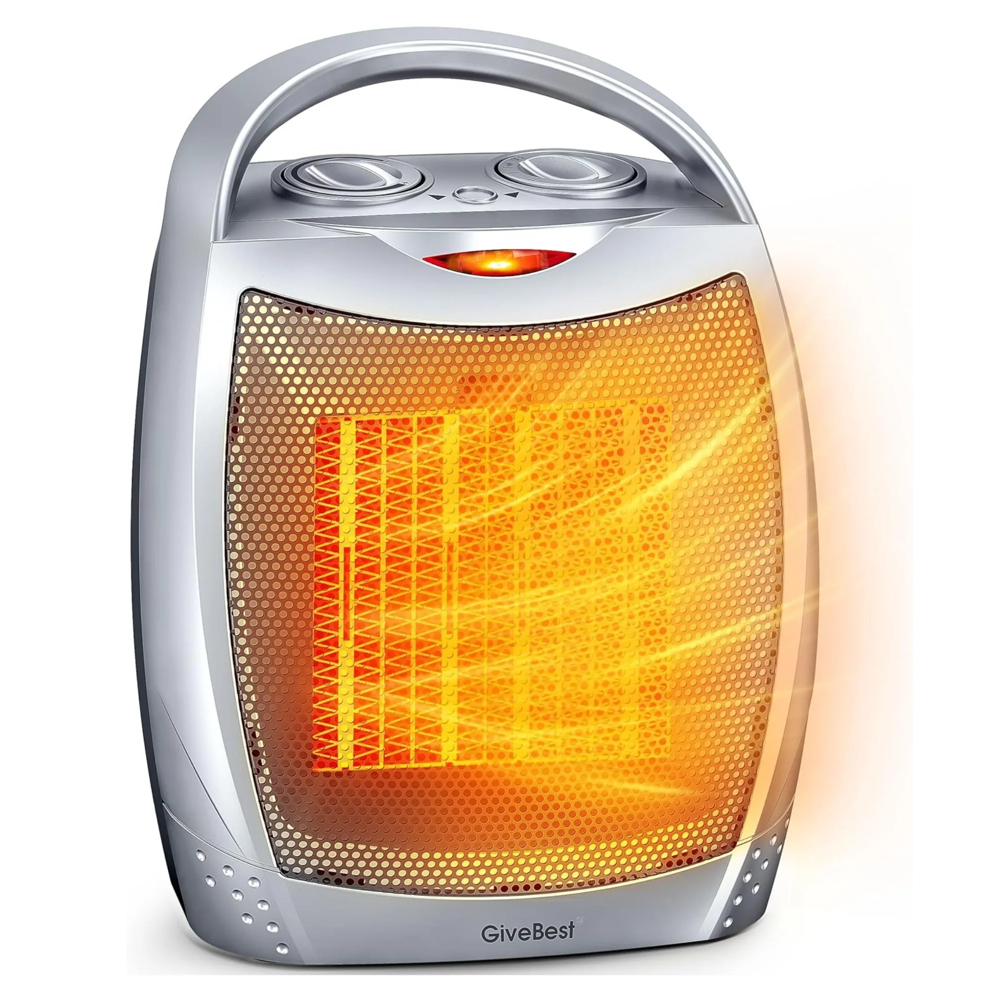 Dajte najlepší elektrický ohrievač priestoru na bielom pozadí.' loading='lazy' title=