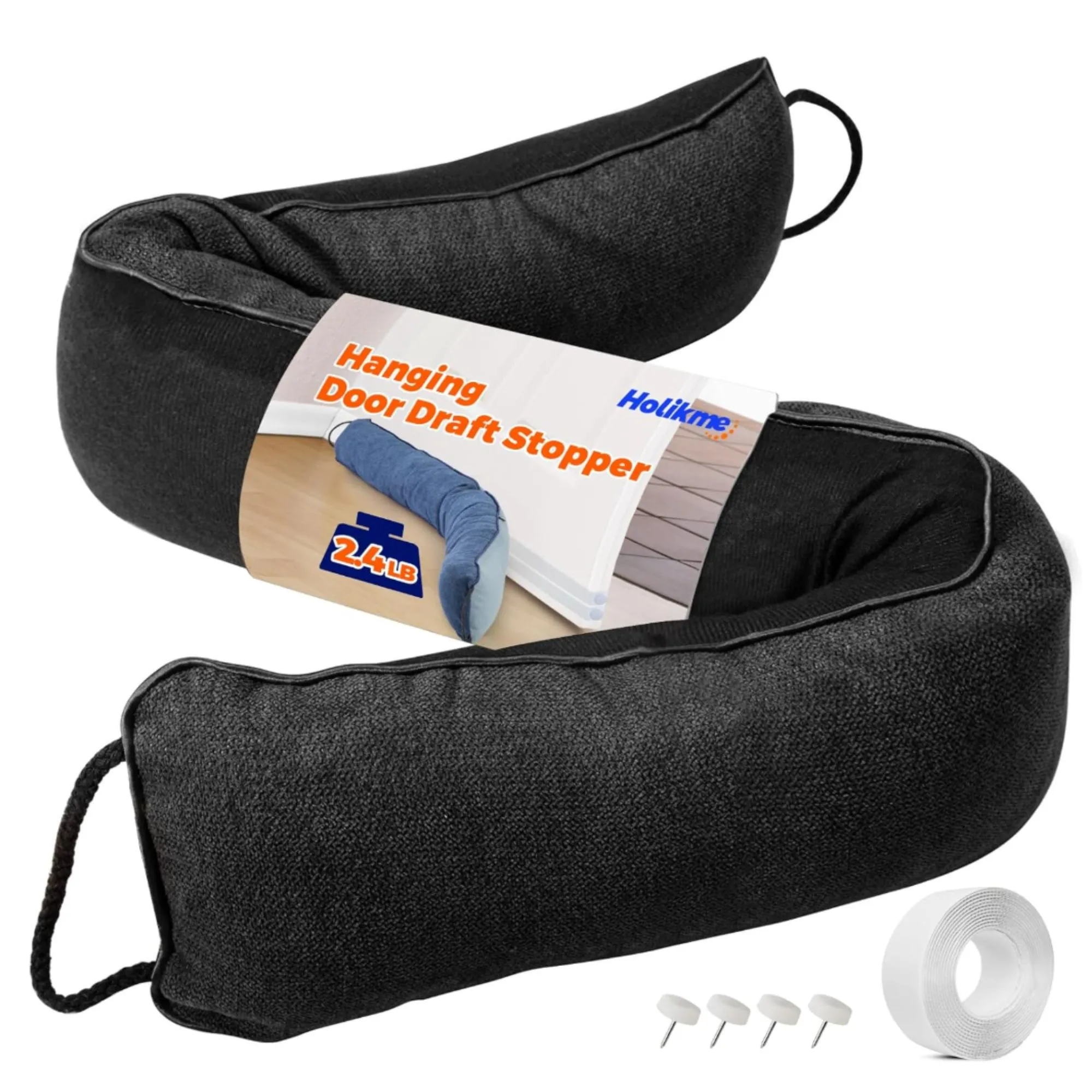 מעצור דלת שחור ארוך' loading='lazy' title=