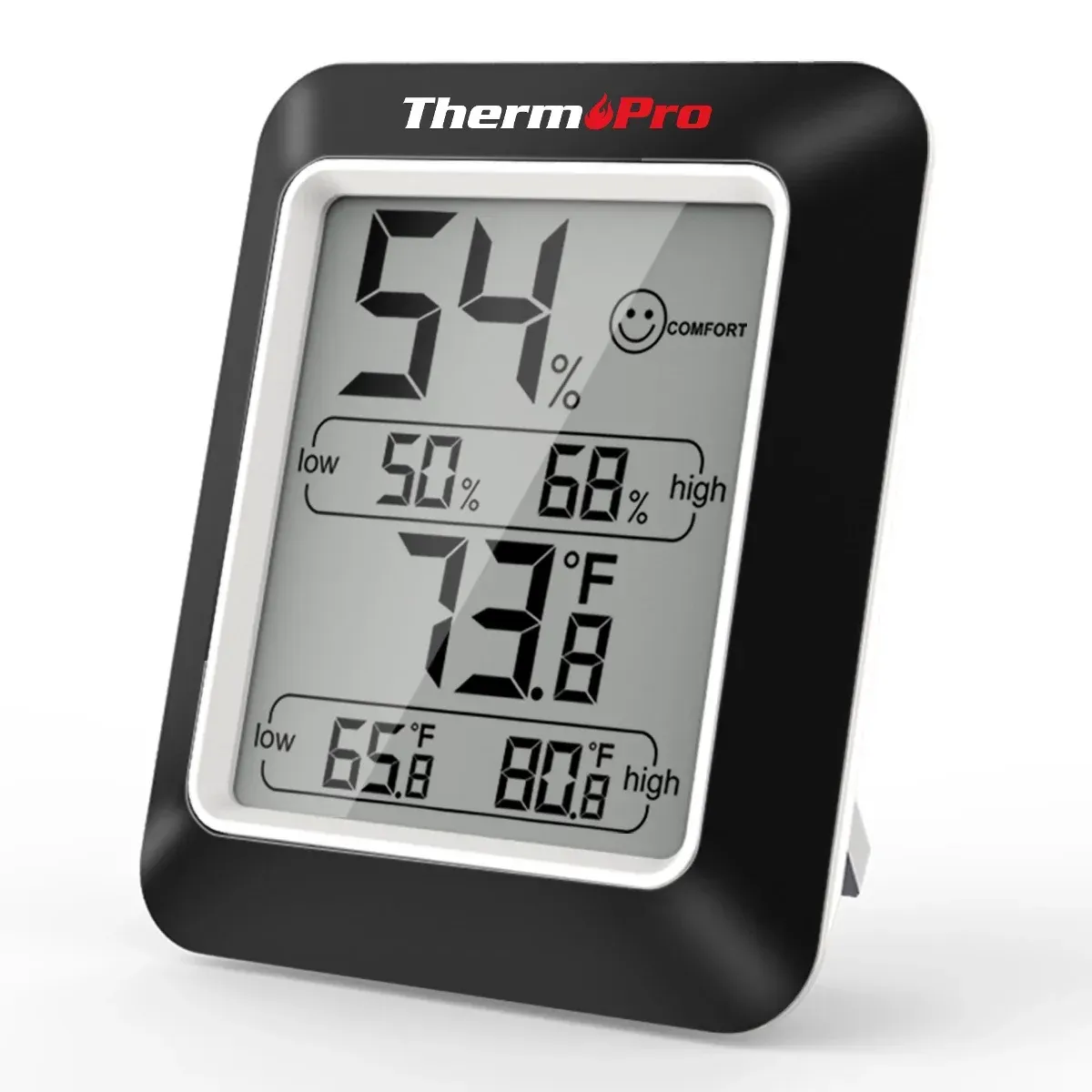 Thermopro Tp50w digitalt hygrometer innendørs termometer Romtermometer og fuktighetsmåler med temperaturfuktighetsmåler' loading='lazy' title=