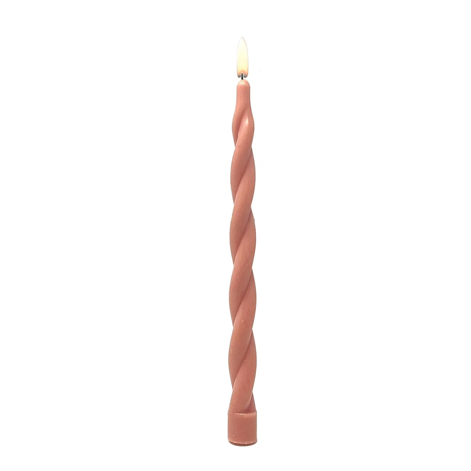 Twisted Pink Taper Candle' loading='lazy' title=