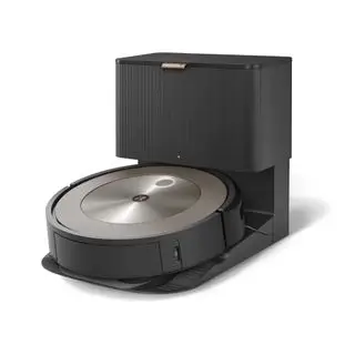 iRobot Roomba j9+ na bielom pozadí.