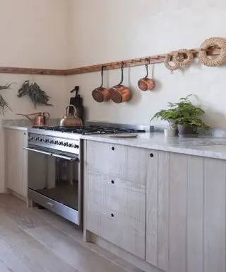Decoração de parede de madeira