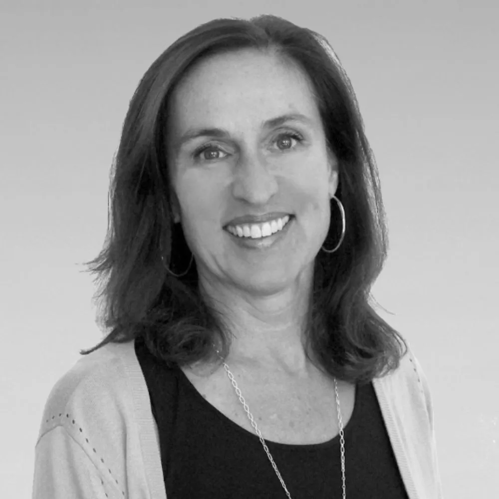 Una foto en blanco y negro de Sandra Barvaux.' loading='lazy' title=