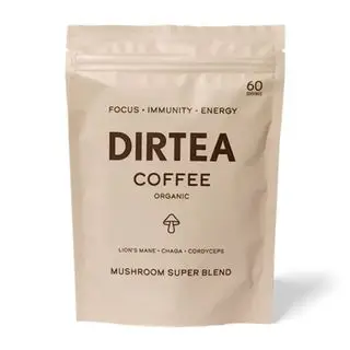 En pose Dirtea Mushroom Coffee