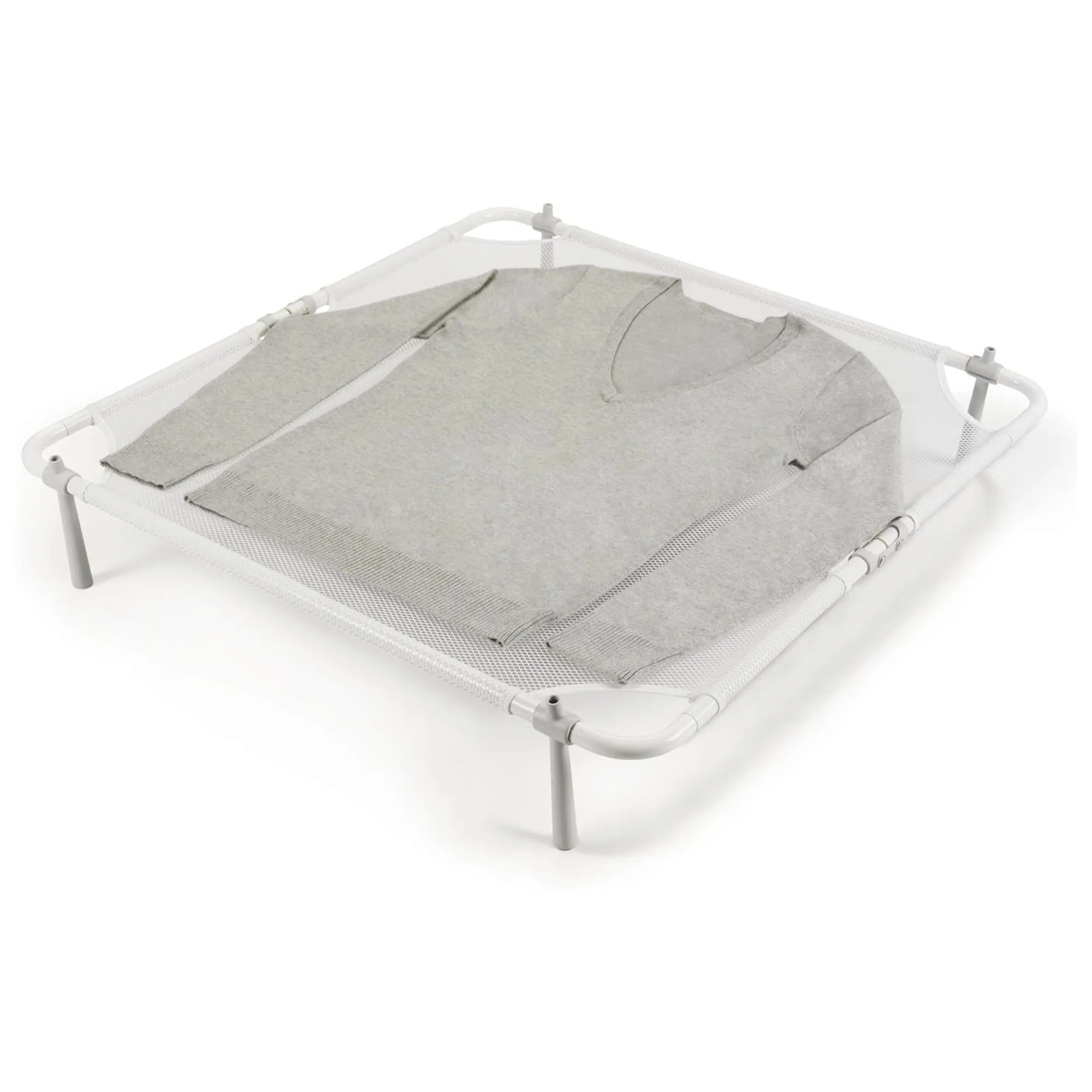 Sušák na bílý svetr s šedým svetrem' loading='lazy' title=