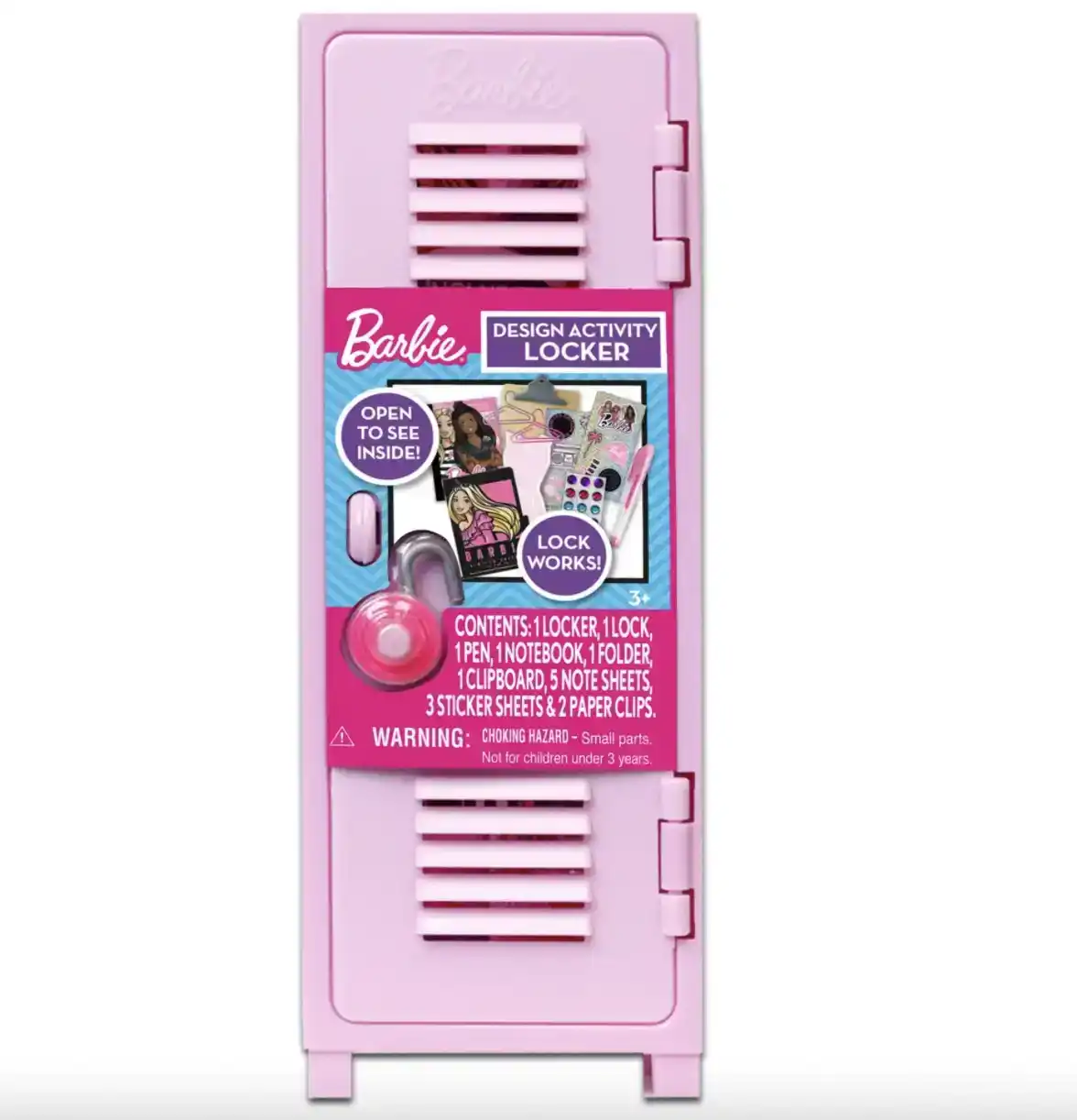 pink barbie-themed locker