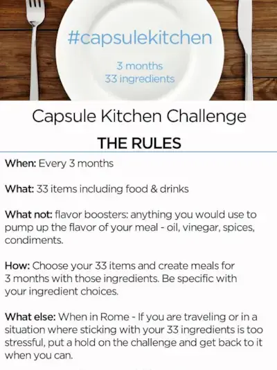 The Capsule Kitchen Challenge Rules