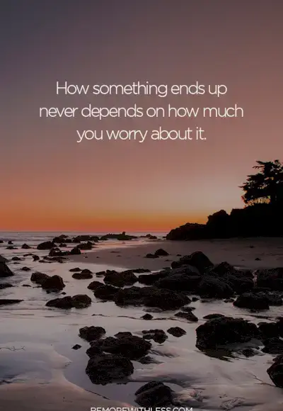 מה לעשות בנוגע לתרגול חסר התכלית של דאגה