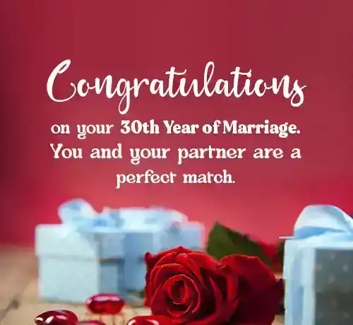 30th Marriage Anniversary Wishes For Friend