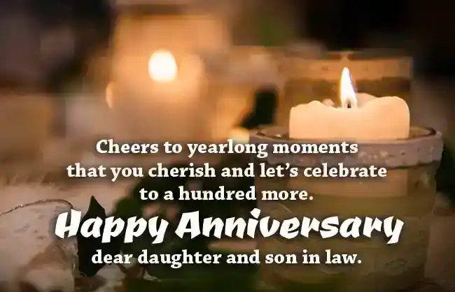 Best Anniversary Wishes for Daughter and Son in Law