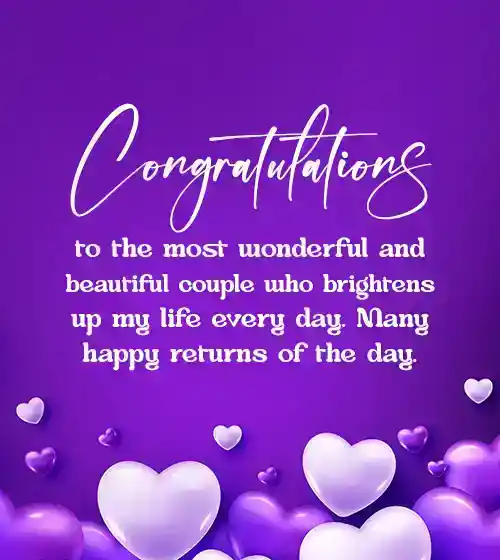 wedding anniversary wishes for daughter