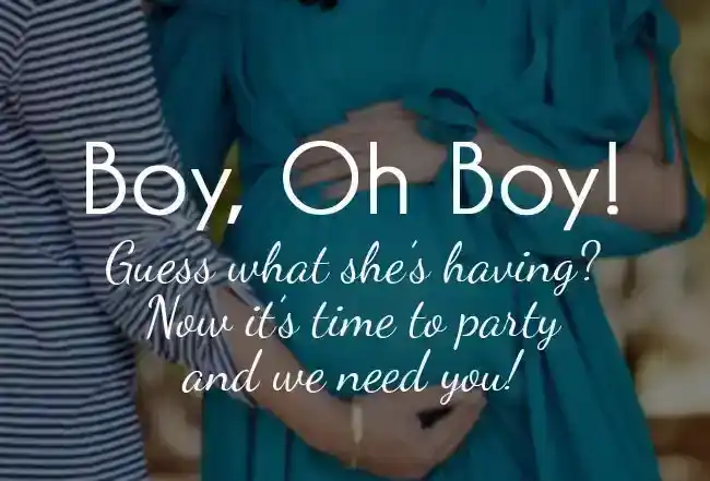 Baby Shower Invitations For Boys
