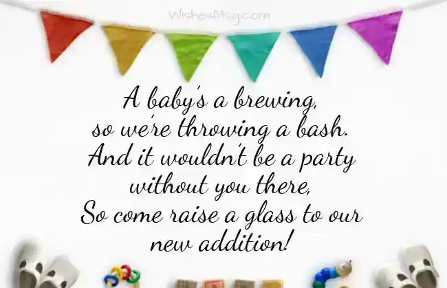 Funny Baby Shower Invitation Messages