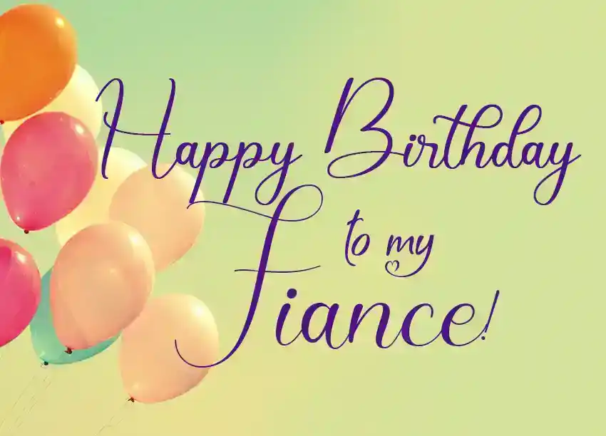 happy birthday to my fiance messages