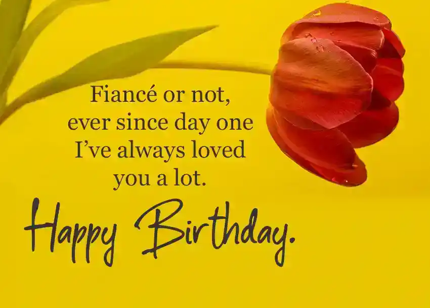 happy birthday wishes for fiance