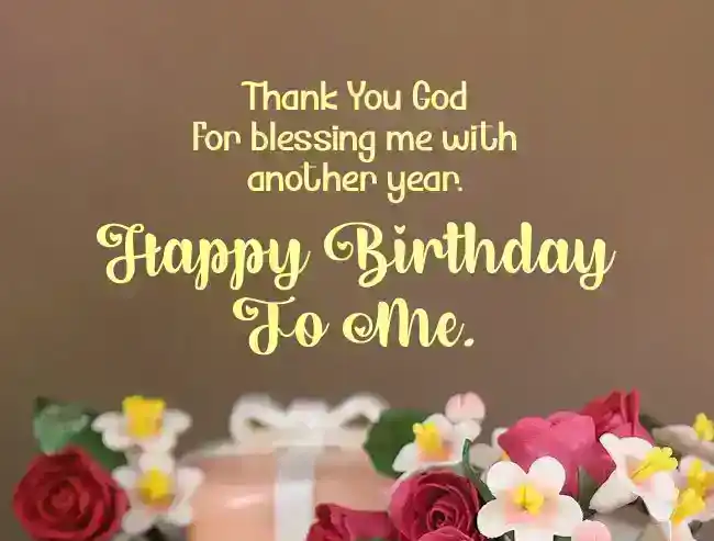 birthday wishes to myself