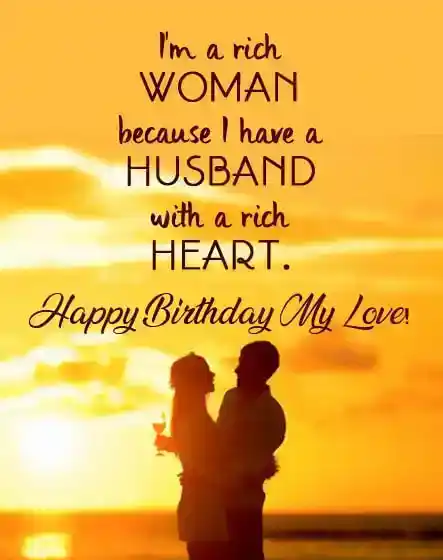 Cute Birthday Wishes for Husband
