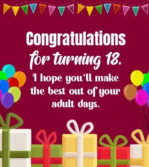 18th birthday quotes
