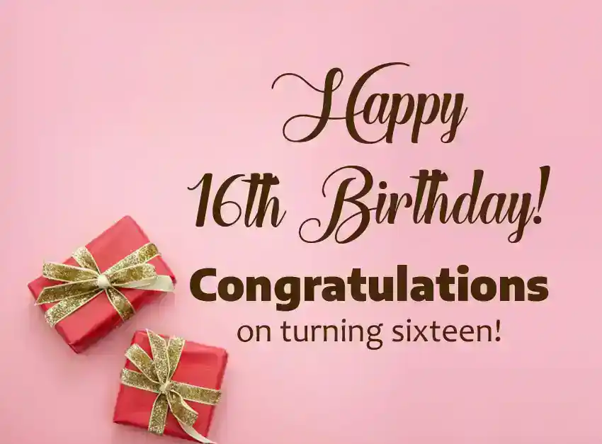 16th birthday messages
