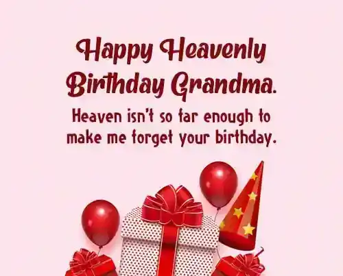 Birthday Wishes for Grandma in Heaven