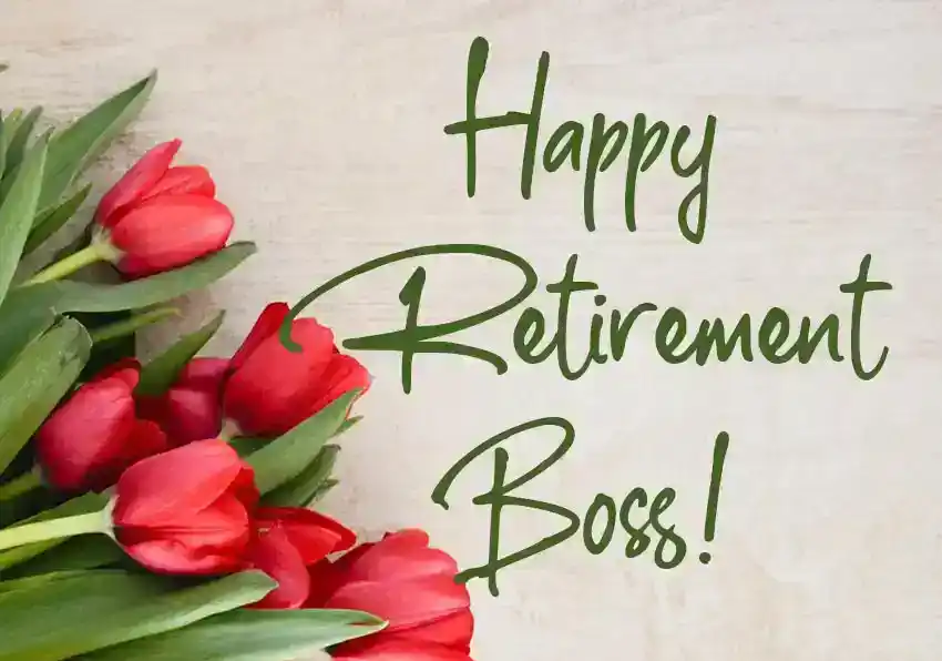 Happy Retirement Wishes for Boss