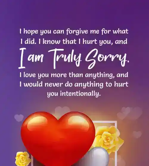 long heart touching sorry messages for boyfriend