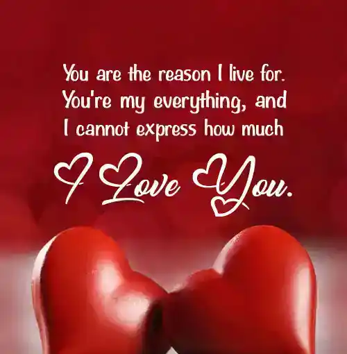 sweet love message for him