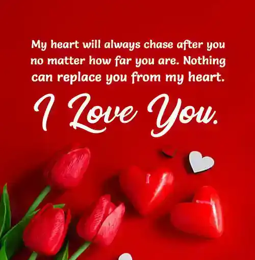 long distance love message for him