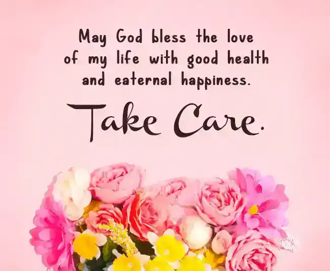 caring message for him