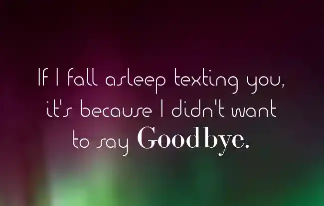 Flirty Good Night Wishes Messages