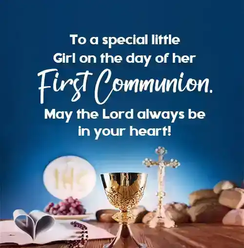 first communion wishes for girl