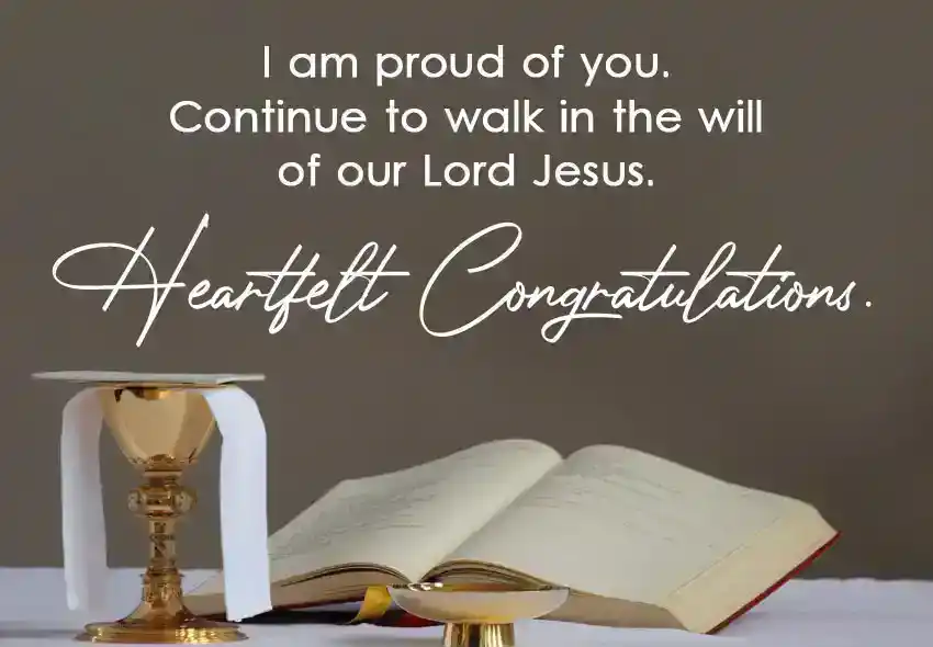Holy Communion Card Message