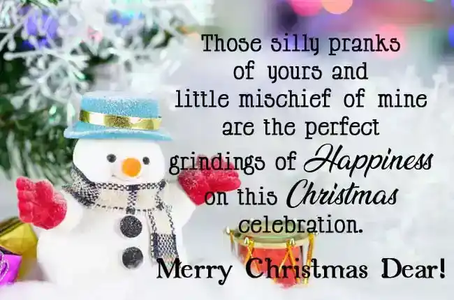 Christmas Wishes for Brother Sister