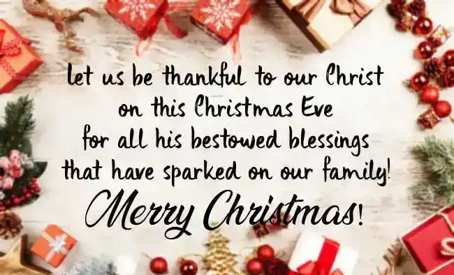 Religious Christmas Wishes For Family