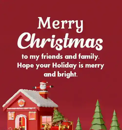 christmas card messages for family and friends