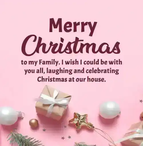 christmas wishes for family far away