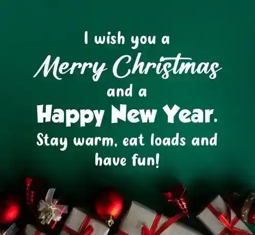 merry christmas and happy new year message