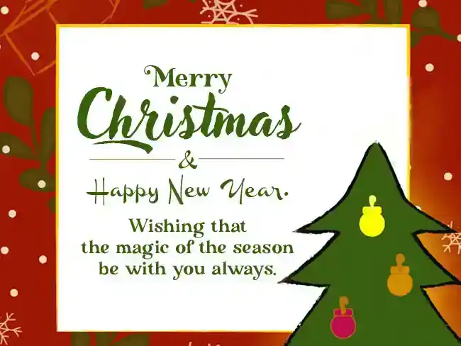 christmas and new year greetings