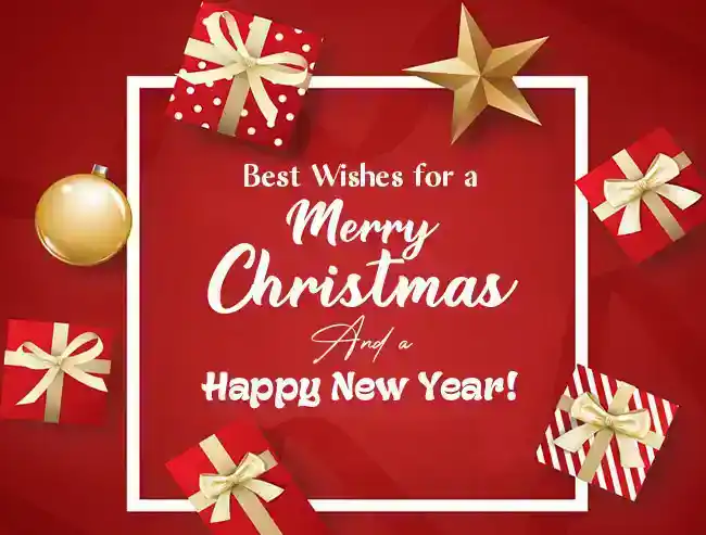 Buon Natale e felice anno nuovo
